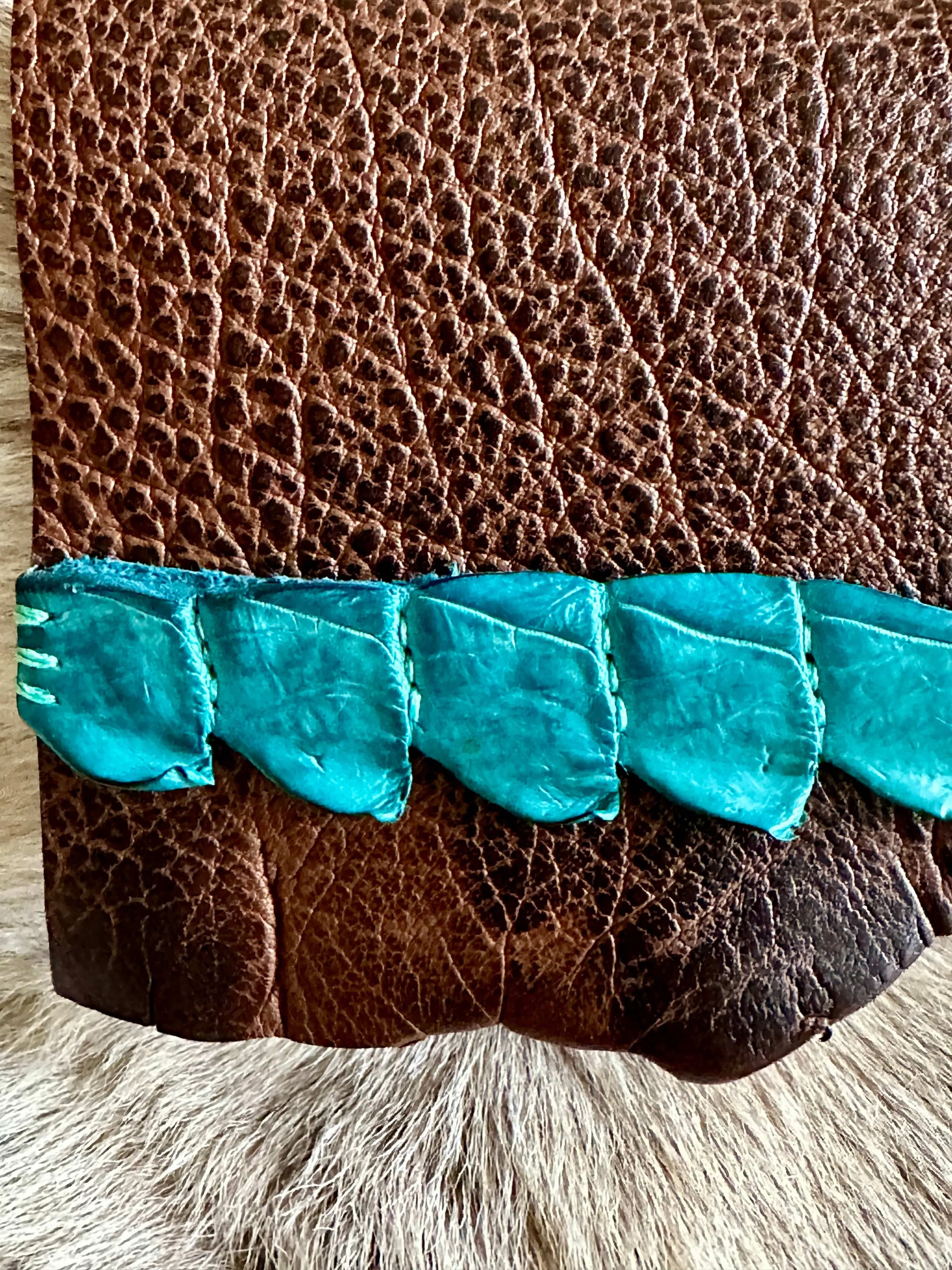 Buffalo & Crocodile Clutch Bag
