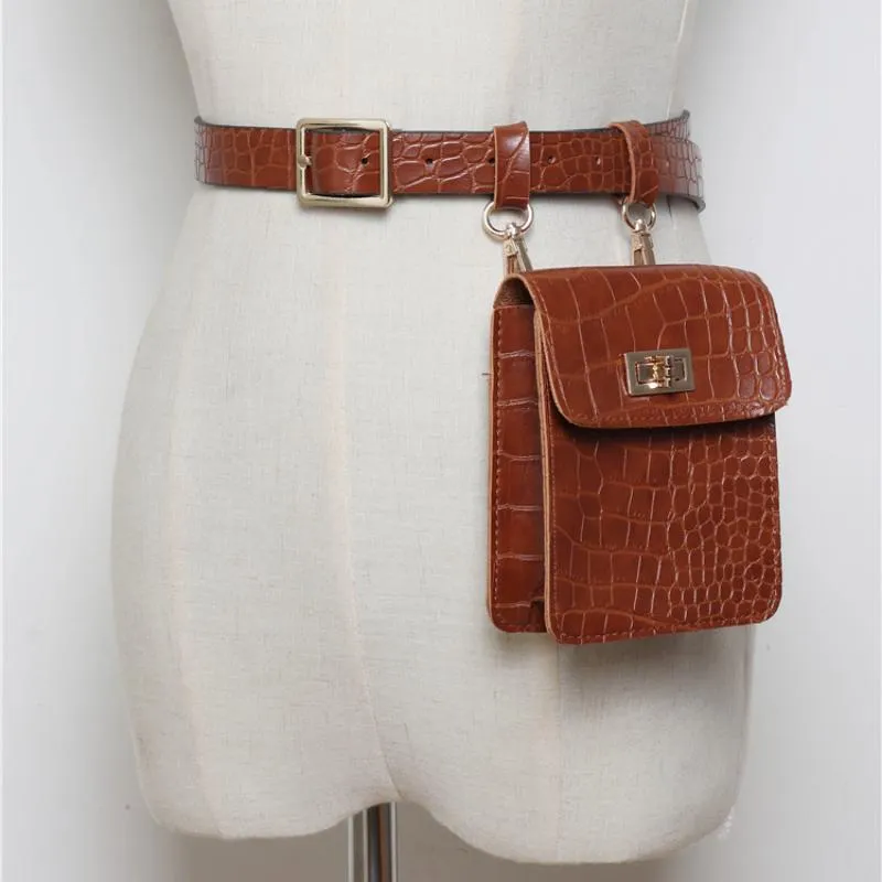Women's Leather Small Belt Bag