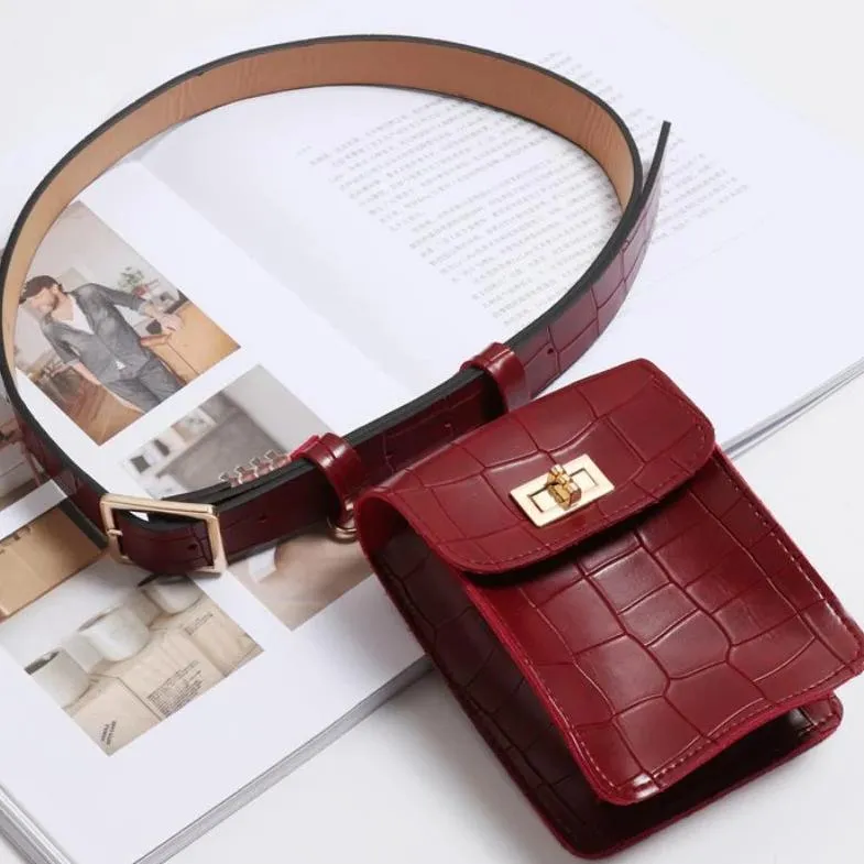 Women's Leather Small Belt Bag